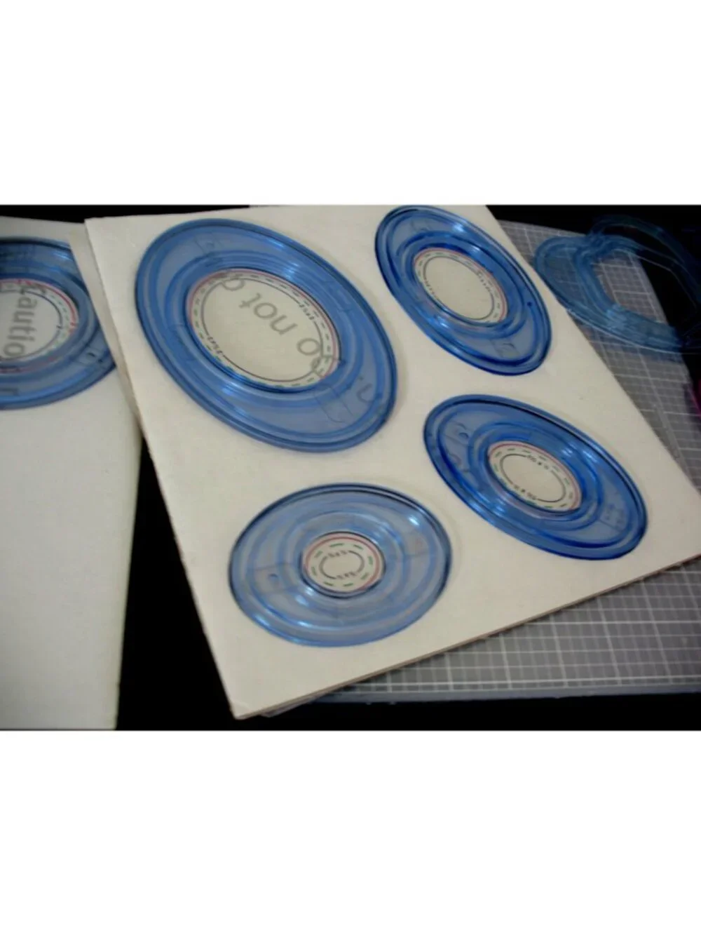 Creative Memories Custom Cutting, mat blades, Ovals, Circles,  Celestial pattern